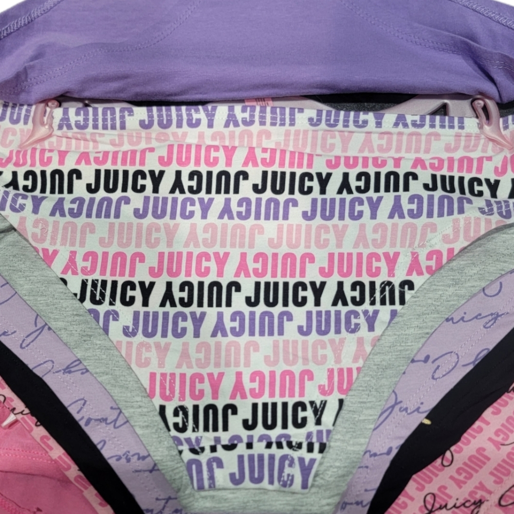 Juicy Couture 7 pair of cheekini panties - Picture 4 of 16